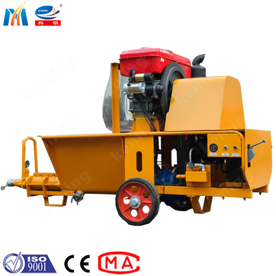Diesel Mortar Spraying Machine Stucco plastering machine for construction company
