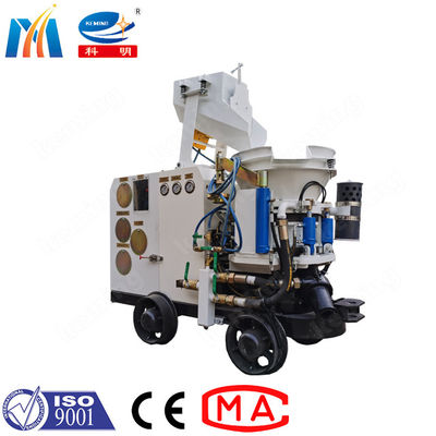 500 M Long Spraying Distance Concrete Spraying Machine With Hydraulic Automatic Pressing And Lubrication System